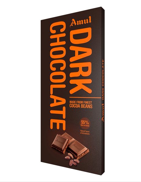 Amul 55% Dark Chocolate Bar (150g)